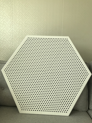 αδιάβροχο ανώτατο όριο 404x404x404x404x404x404mm μετάλλων αργιλίου όμορφη μορφή του Hexagon Gusset πιάτου