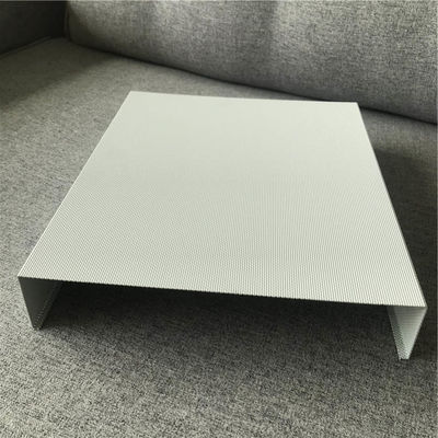 50x150 Αλουμινίου Μεταλλική οροφή Ultra Micro Perforation U Baffle οροφή
