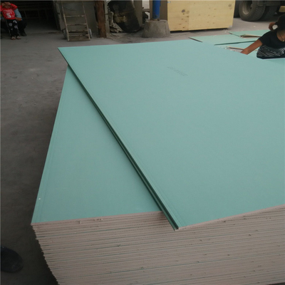 12.5mm υγρασίας γύψου πράσινο χρώμα σχεδίων πινάκων 1200x1800 σαφές