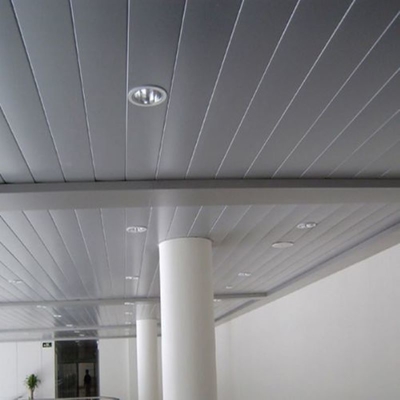 Μεταλλική οροφή C λωρίδας αλουμινίου Προσαρμοσμένο μέγεθος και χρώμα 16mm ύψος