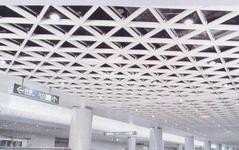 Οροφή μεταλλικού πλέγματος από κράμα αλουμινίου 250x250mm Για Συνεδριακό Κέντρο