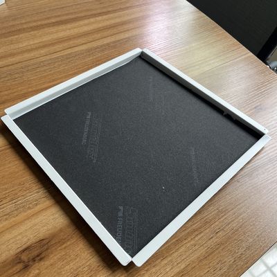 Aluminum Lay In Metal Ceiling Design ISO9001 Square Tiles 0.7mm with  sound proof ceiling