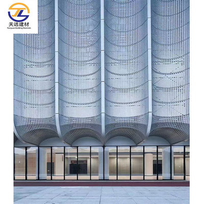 Hotel Aluminium Tile Ceiling Powder Coated 1.5mm Aluminum Plate Cladding