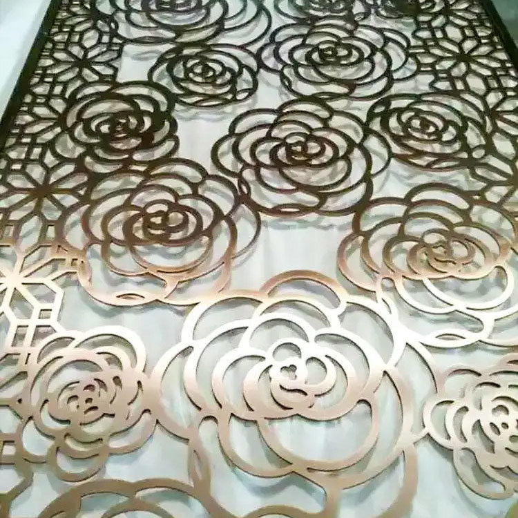 Προσαρμοσμένο σχέδιο Laser Cut Panel Μεταλλικό PVDF Perforated Wall Panel
